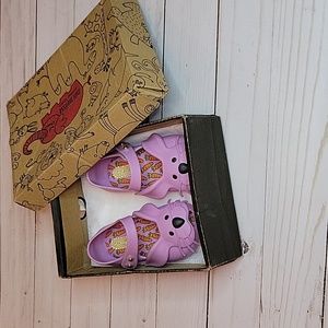 Mini Melissa Rabbit Ballerina flat toddler, purple, size toddler 5